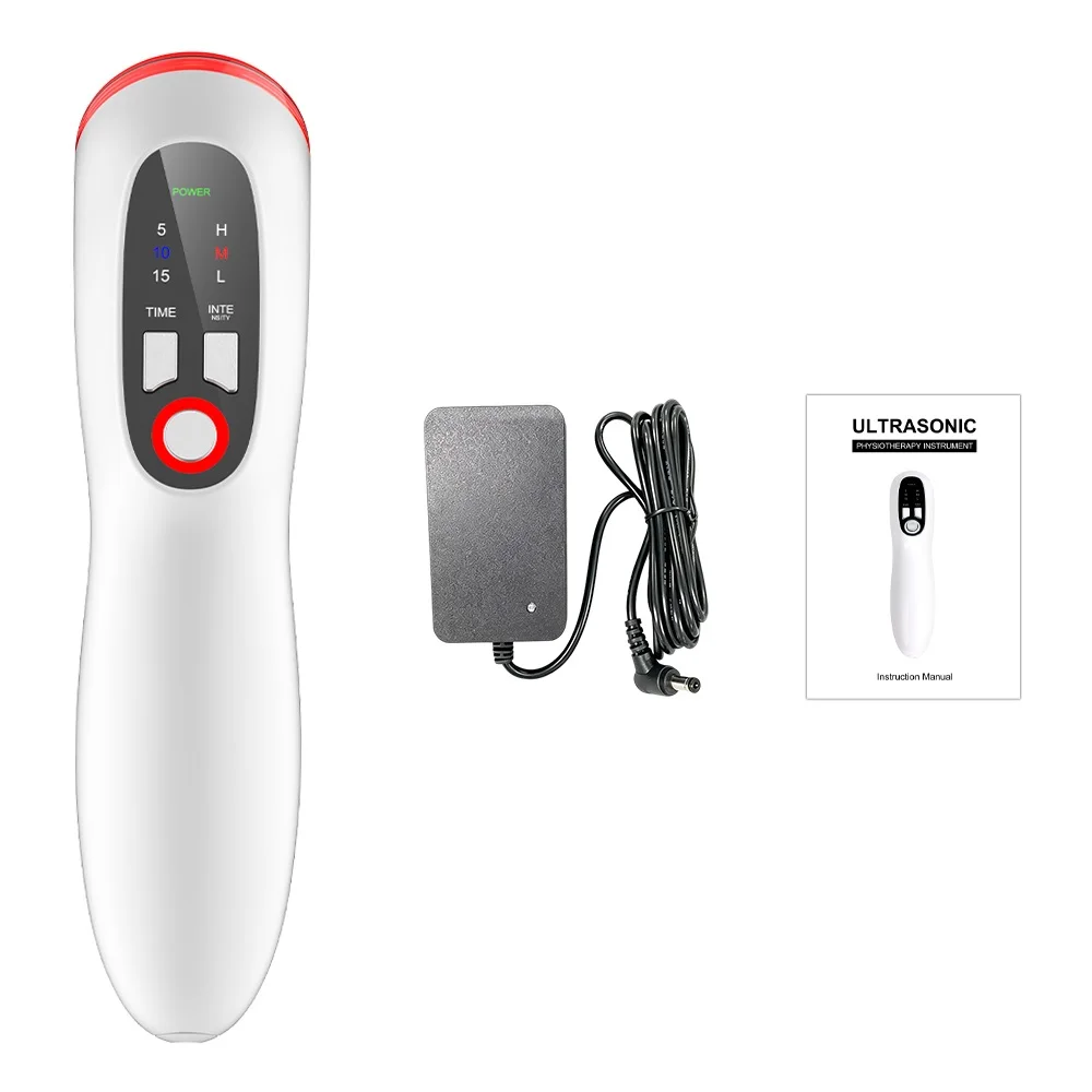1MHz Handgehaltenes Ultraschall-Physiotherapiegerät, tragbares Körpermassagegerät mit 3 Intensitätsstufen und Timer-Einstellungen zur Muskelentspannung – Detail 16