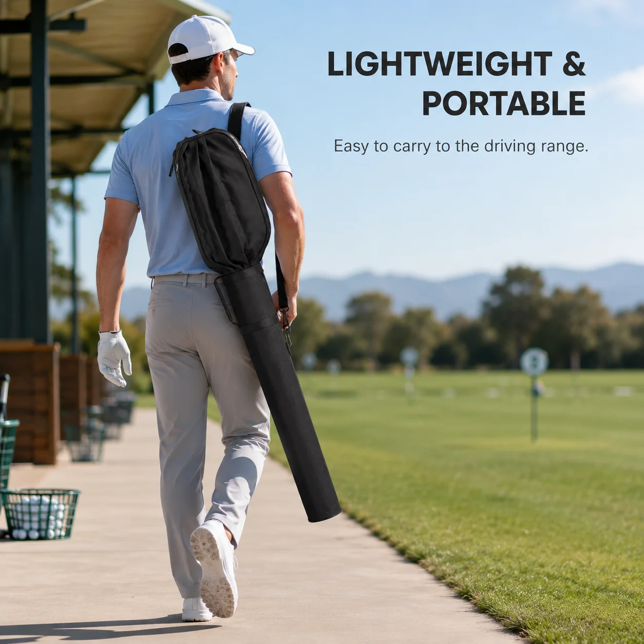 2026 Mizuno Golf Bag Lightweight Mini Portable Practice Sunday Bag Carry Club Carrier Case Shoulder Strap Outdoor Training Gear view 5