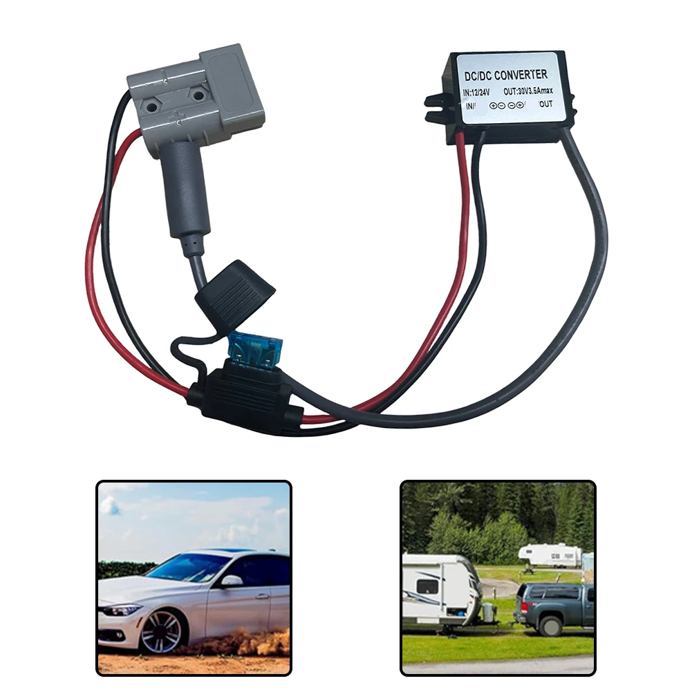 

For Starlink-Mini 12V Car Adapter Step-Up To 30V 3.5A DC Output Is Suitable For Vehicle/RV-Starlink Power Supply Converter