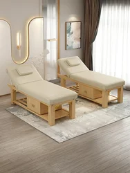 specialized for massage and stepping on the back, high-end physical therapy bed with holes for moxibustion in beauty salons