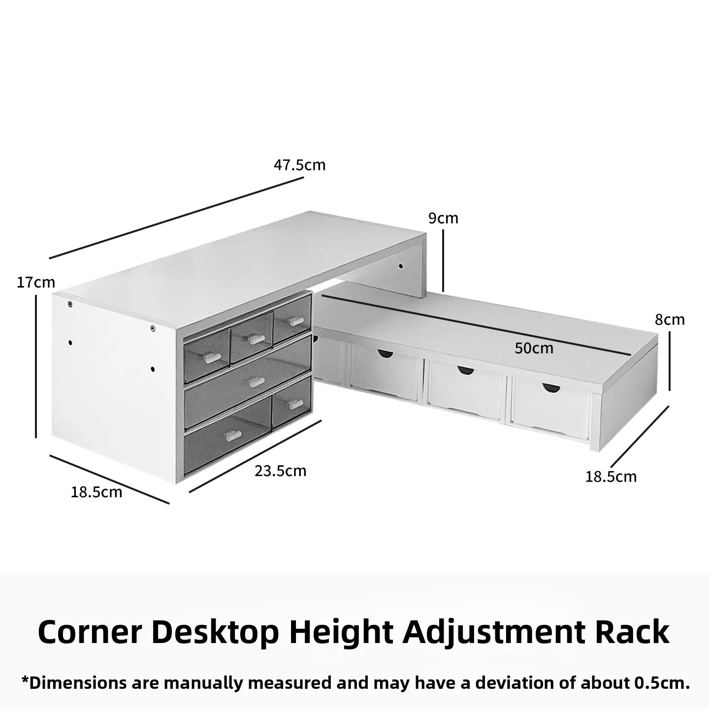 

Настольный органайзер для углового рабочего места с подставкой для ноутбука, для учебы и работы, китайский бренд Densi B...