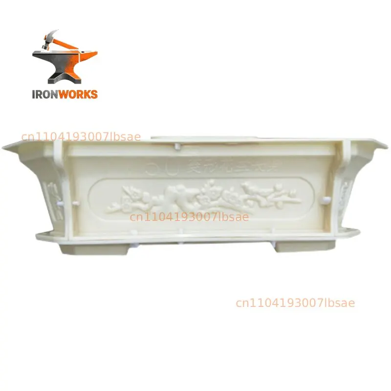 Square flower pot mold Rectangle cement self-made model Flower garden, plastic rhombus prefabricated large formwork