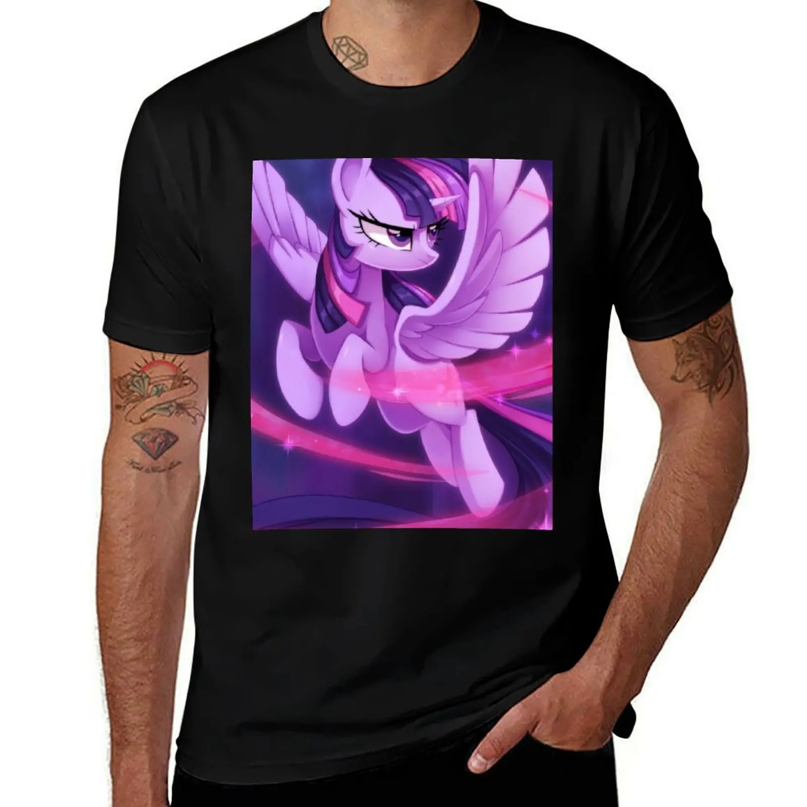 Twilight Sparkle T-Shirt kawaii clothes customizeds designer shirts Blouse men t shirts high quality