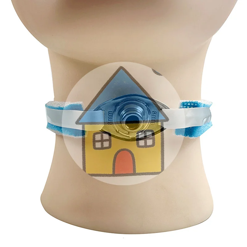

~1PC Tracheostomy Tube Collar Tracheostomy Tube Holder Hook And Loop Closure Reusable Tracheostomy Ties For Post Neck Surgery