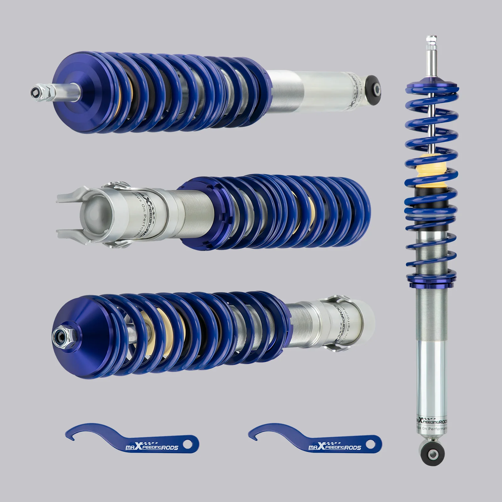 4× Shocks Strut Coilovers Kit For VW Golf MK3 MK2 Vento & Corrado Coil Spring Coilover Struts Shocks Suspension Kit