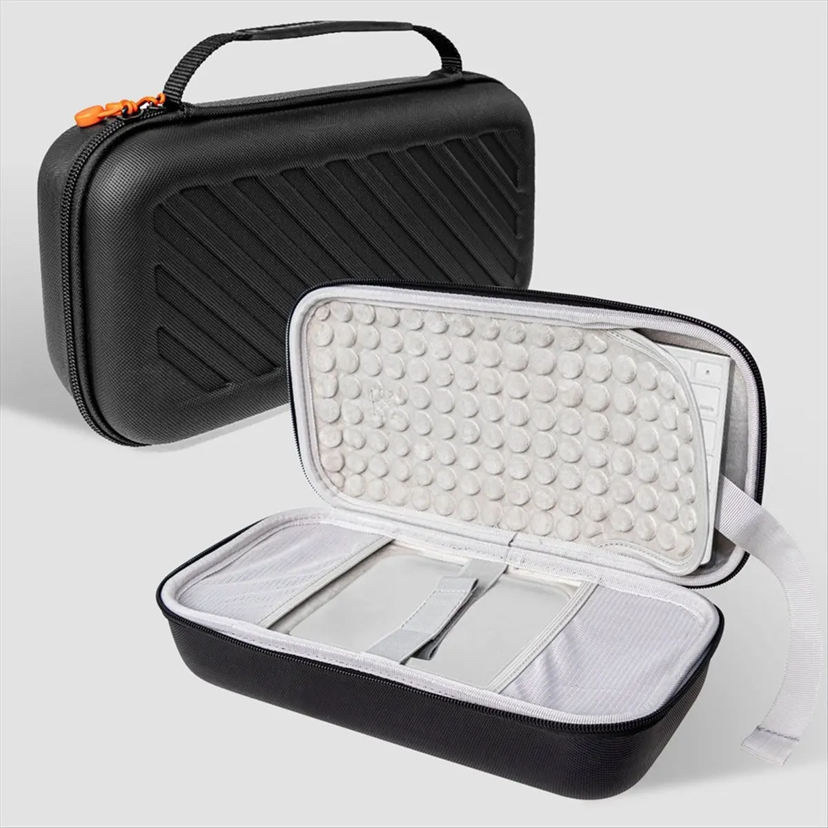 A85P Portable Protective Bag for Apple Mac Mini M4 Travel Storage Cover Host Digital Keyboard Integrated Storage Box