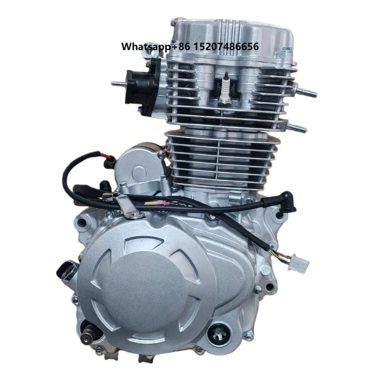 Complete 150cc Engine Assembly for CG150 Motorcycle - 4-Stroke SOHC Air-Cooled Motor with 5-Speed Transmission