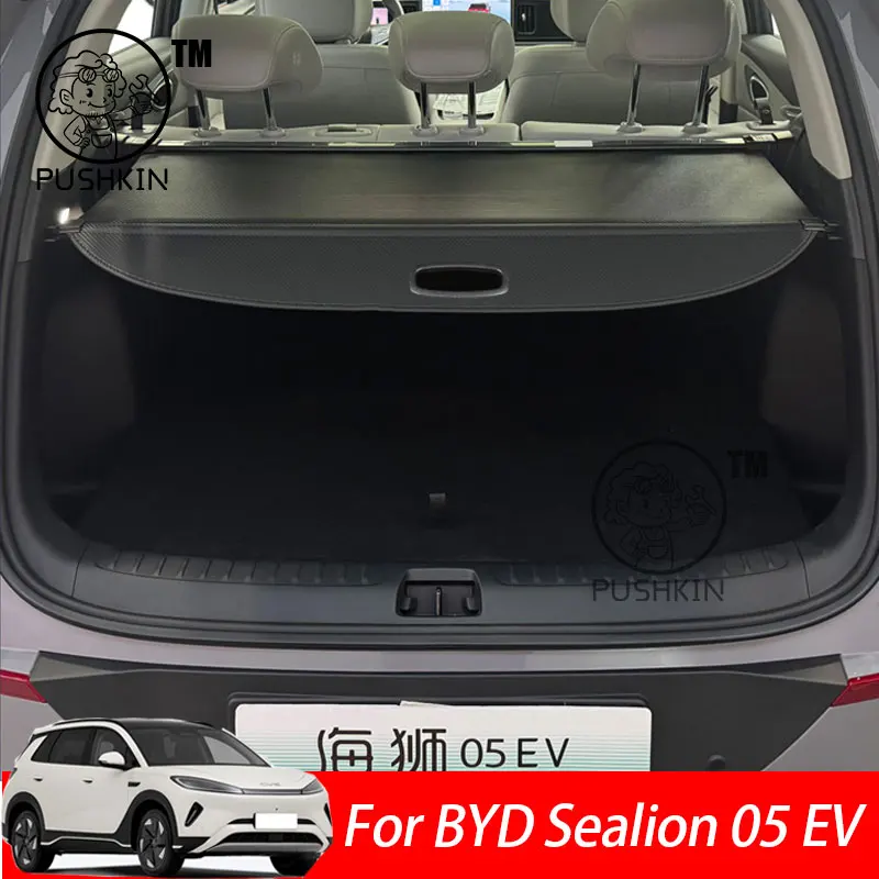 

For BYD sealion 05 EV 2025 Car Cargo Cover Retractable Luggage Rack Waterproof Privacy Protector Accessories