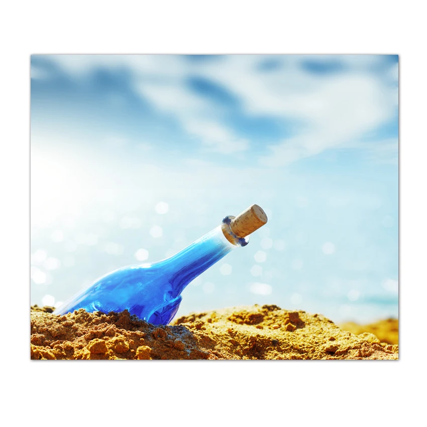 

Custom Removable Peel and Stick Wallpaper for Living Room Wall Papers Home Decor Panel Drift Bottle Renovation Decoration Murals