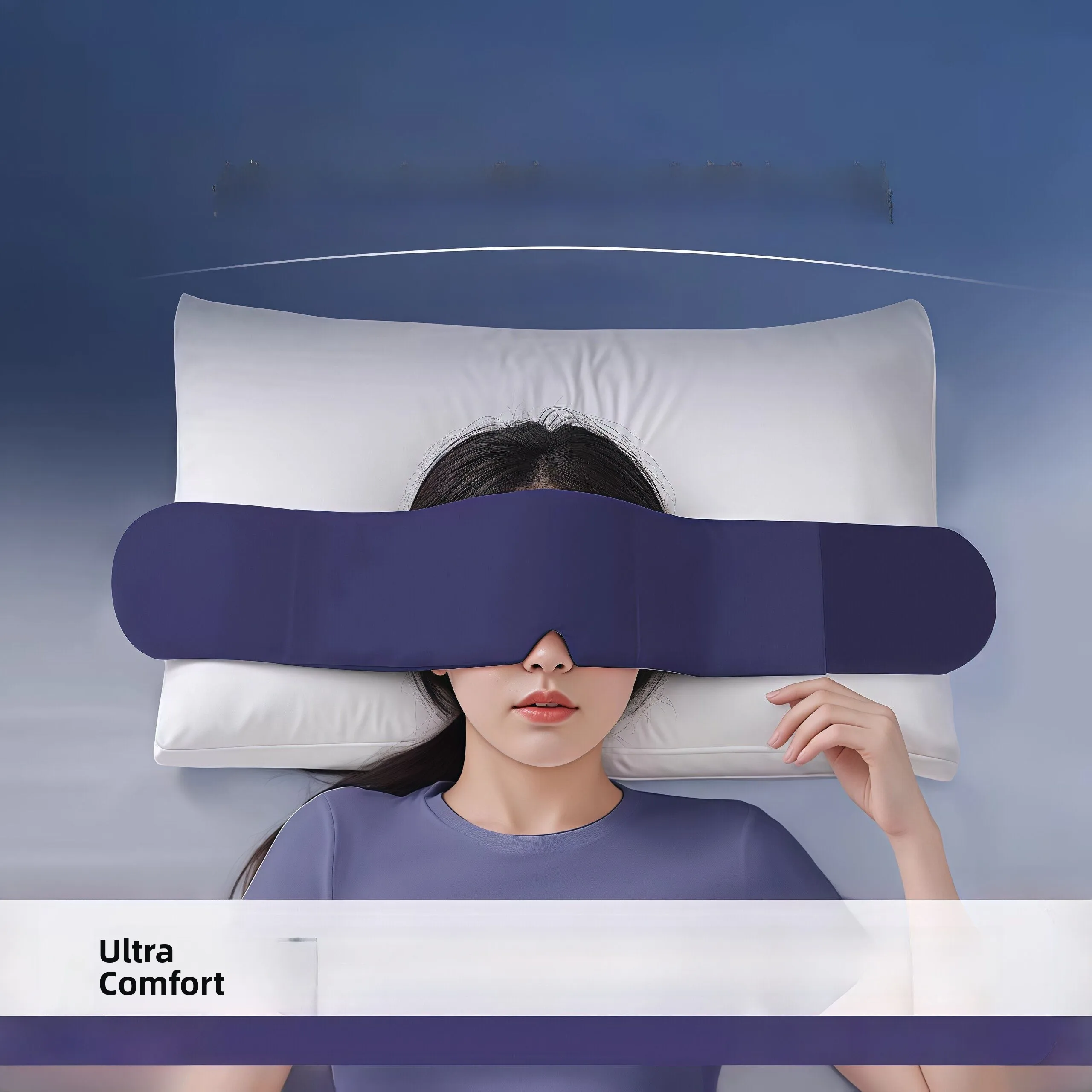 重力アイマスク-睡眠補助具-男女兼用-目の保護-疲労軽減-遮光-睡眠時用-簡単デザイン-フリーサイズ
