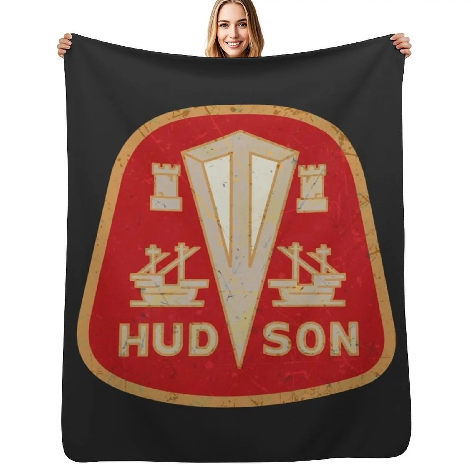 

Hudson American Motor Corporation Throw Blanket Cute Plaid Travel Kid'S Baby Blanket