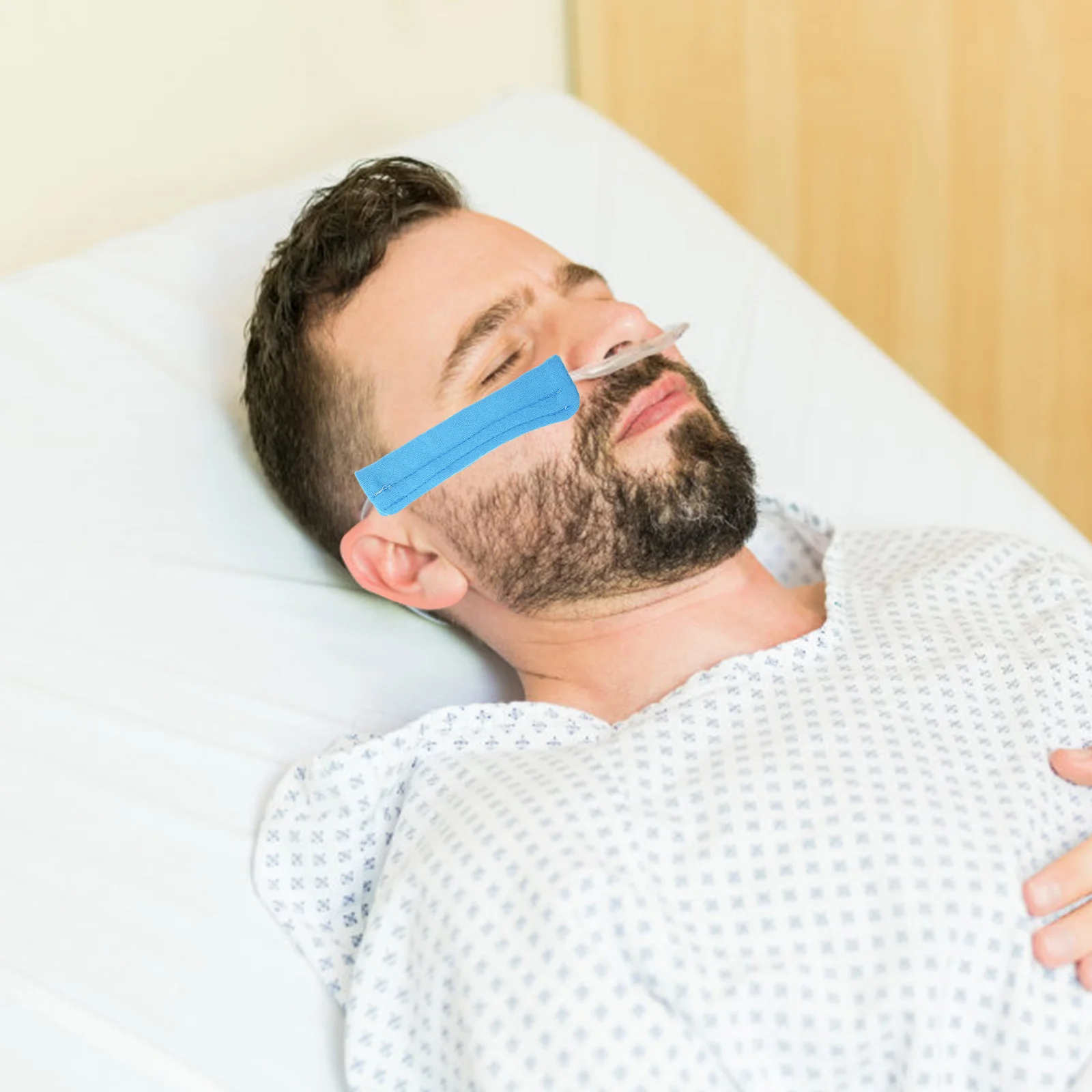 1 Par de Protectores de Orejas para Tubos de Oxígeno, Almohadillas Nasales para Oxígeno, Previenen el Dolor, Alivian las Molestias, Cómodos y Protectores para los Oídos