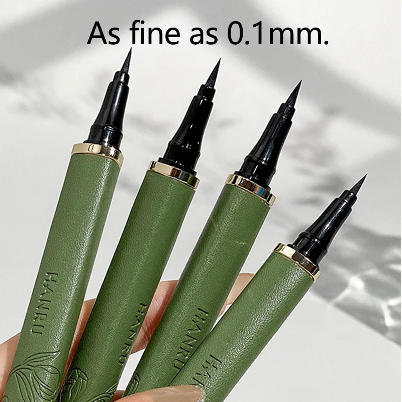0.1mm Slanke Eyeliner Langdurige Vloeibare Eyeliner Pen Waterdicht Glad Liggen Zijderups Ogen Liner Potloden Oogmake-up Gereedschap 1pc