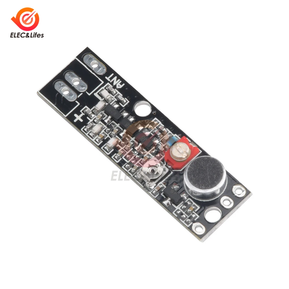 88-115MHz FM Transmitter Module with Microphone DC 2V-9V/3V-5V Wireless Car FM Radio Trasmitter Board for Arduino Phone DIY