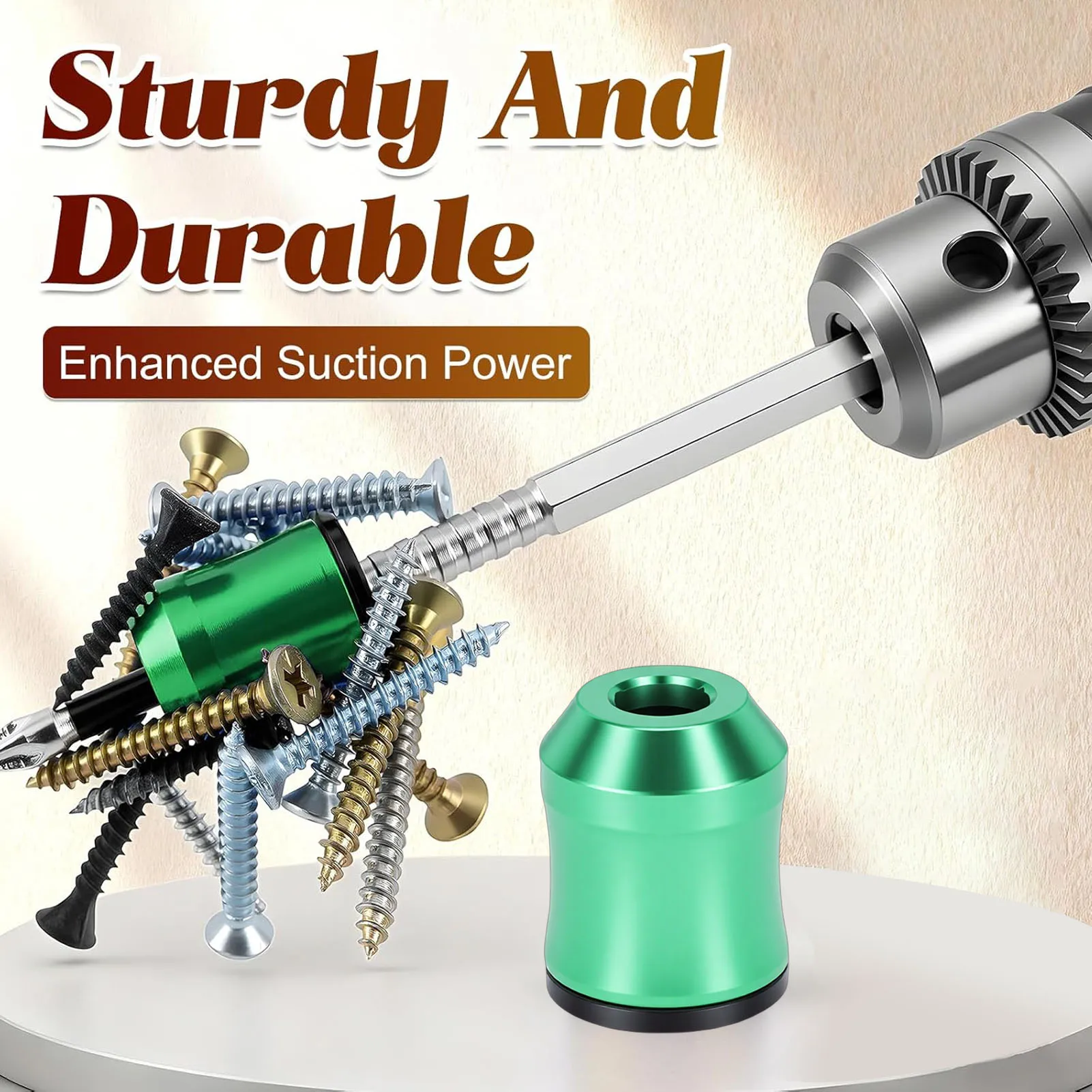Screwdriver Head Magnet Rings Screw Drill Bit Holder Magnetizer Red Green Yellow Magnet Screwdriver Bit