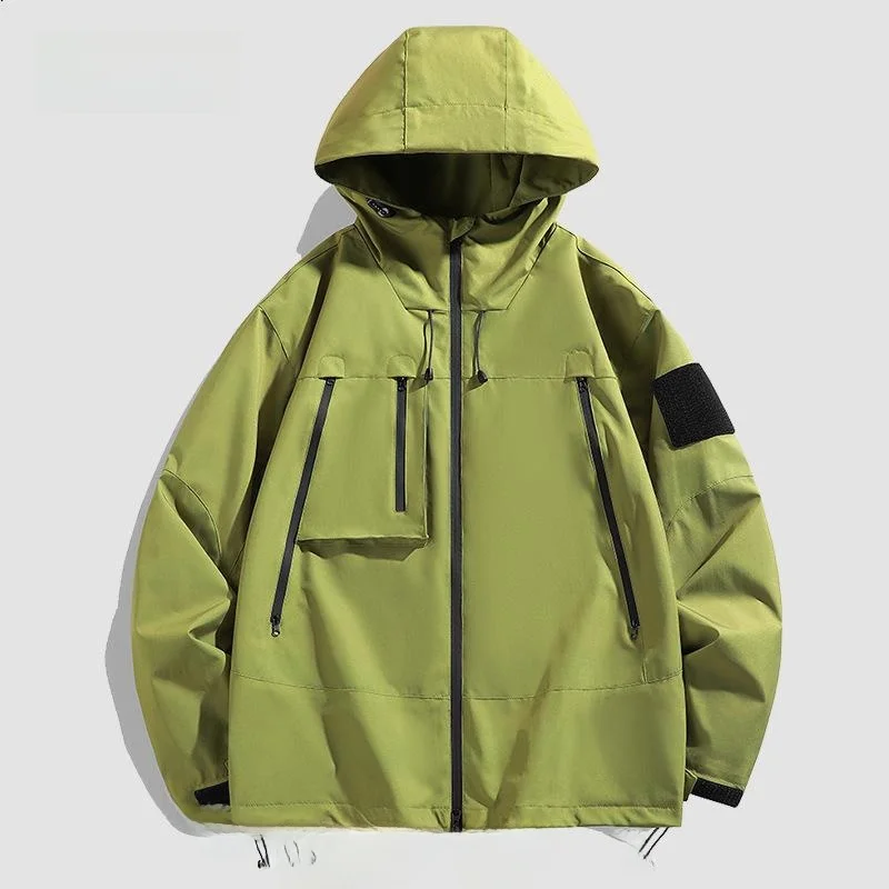 

Faionable ex J9 Jaet Spring Autumn Spor Windproof Waterproof Workwear Jaet Multiple Zippers Trendy Outerwear