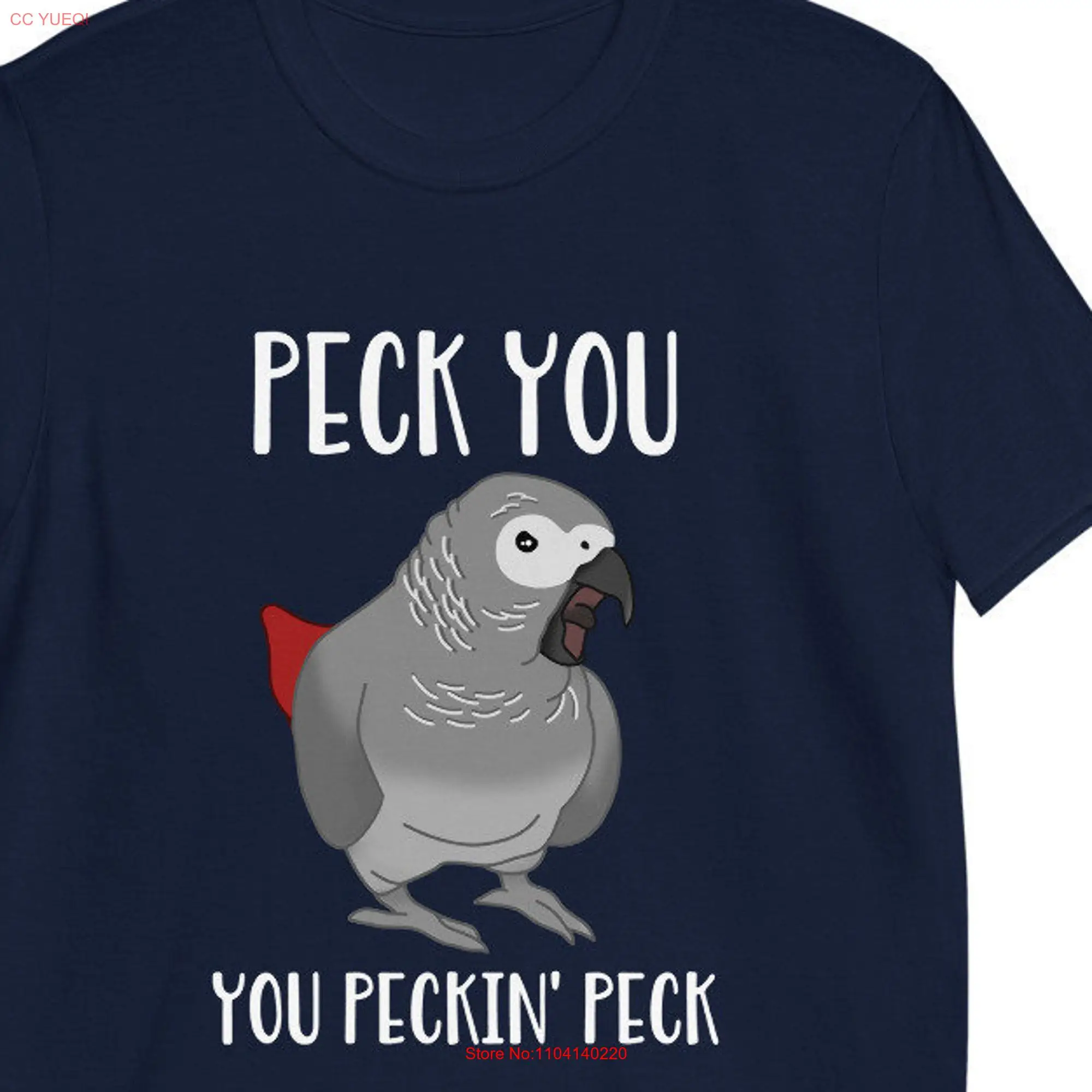 Peck you peckin African Grey T Shirt Funny parrot apparel bird lover clothes birb memes clothing cute owner tee