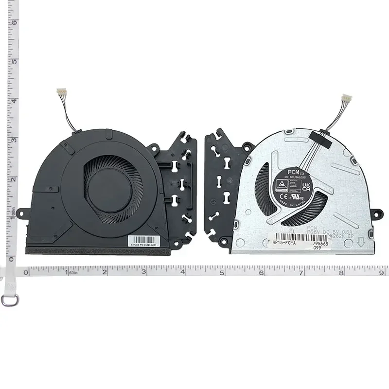 

CPU Cooling Fan for HP 250 255 G10 TPN-Q287 15-fc 15z-fc000 fc0083au fc0082au fc0106au Laptop Cooler Radiator N38474-001 N38472