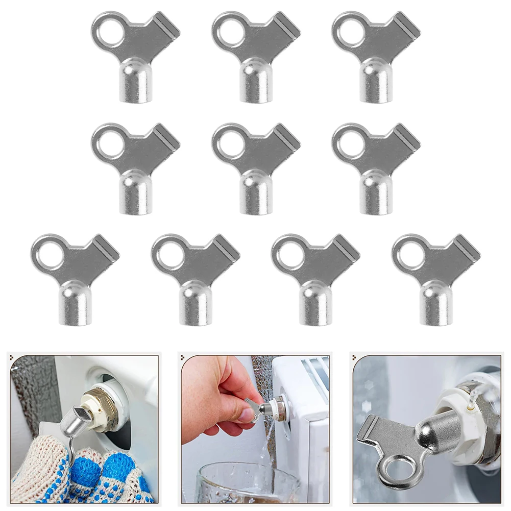 For Plumbing Tasks Air Vent Keys Radiator Keys Easy Radiator Access 2.20X2.20X0.90cm Radiator Bleed Keys Set Hvac System