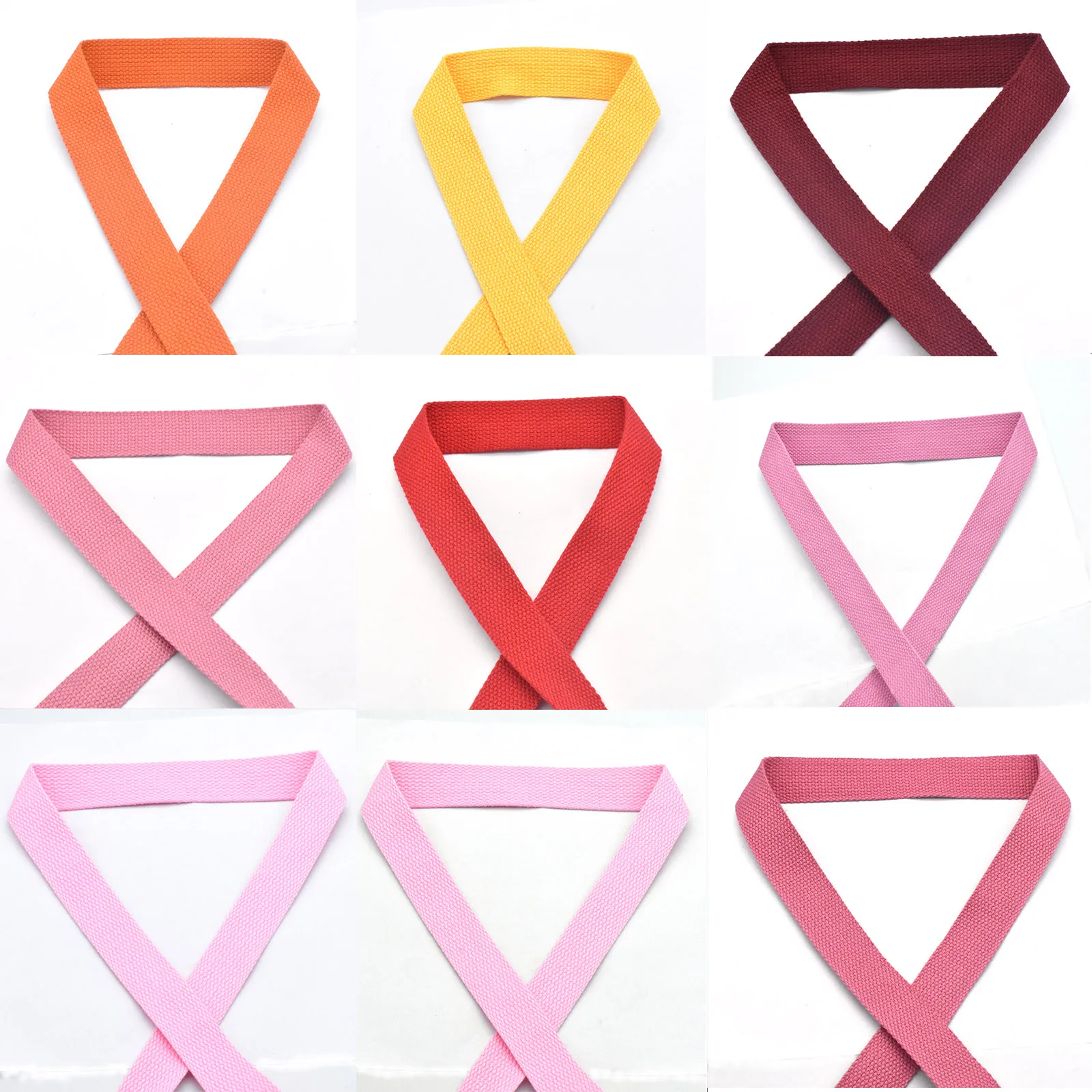 

Strapworks 25mm Pinks Webbing Poly Fabric Ribbon Lightweight Cotton Making Fixing Strap Webbing Bag Handles Upholstery 3Yard