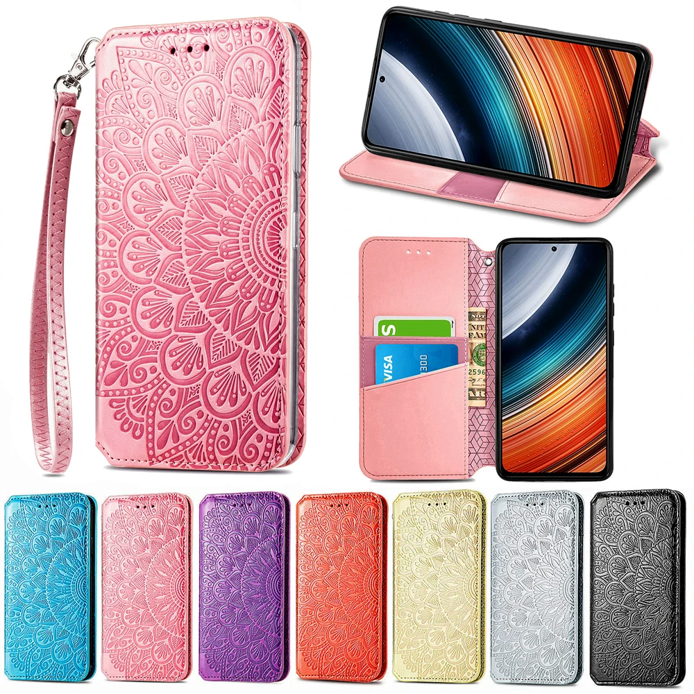 For Kyocera Android One S9 Digno BX2 Phone Case Magnetic Embossed Exotic Sky Wallet Cases For KYV44 Basio 3 KYV43 Flip Cover