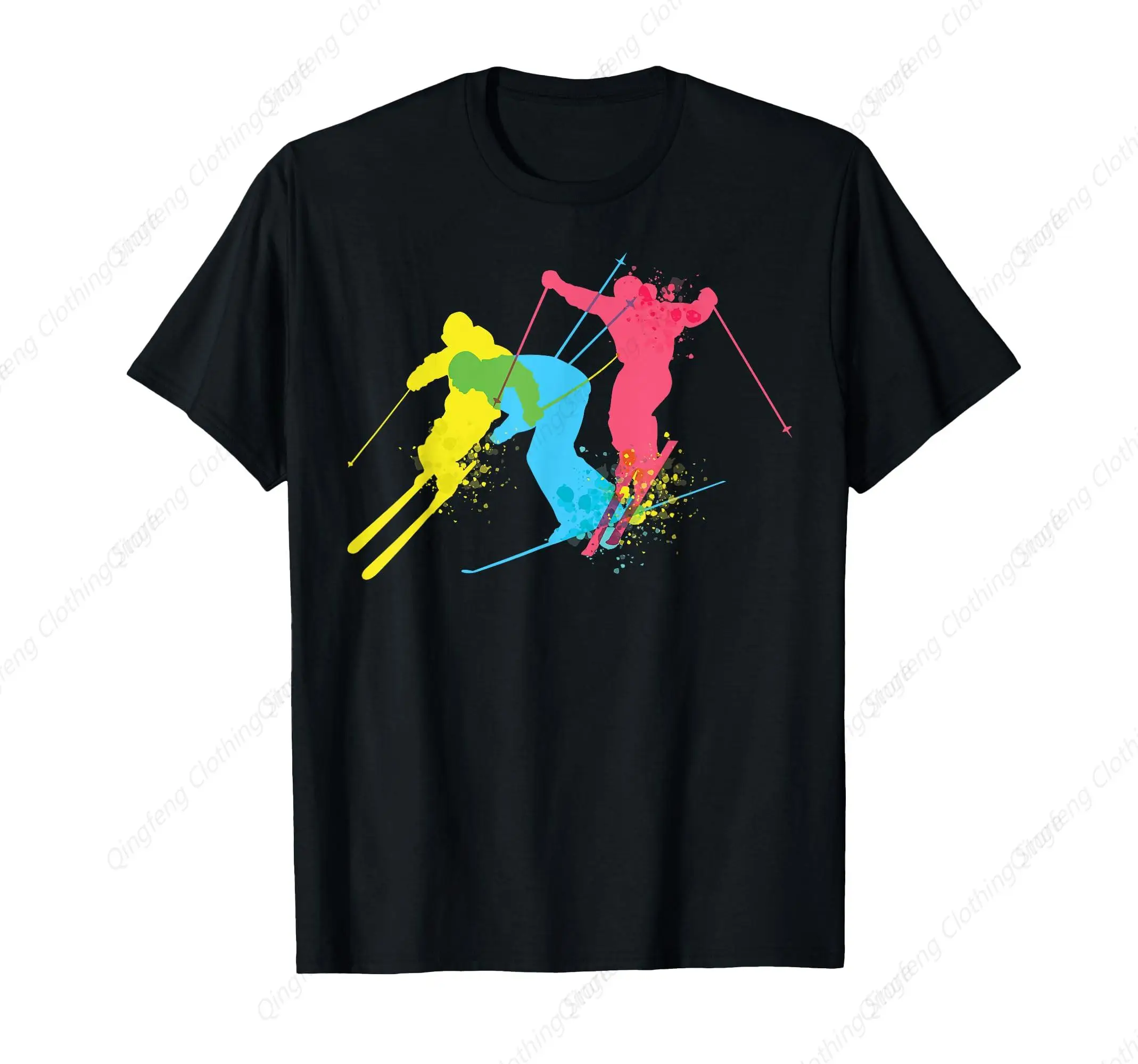 Vintage Ski T-shirt Skiing Gifts for Men, Women, Kids T-Shirt