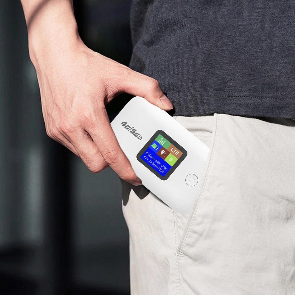 

4G LTE Wi-Fi роутер 150 Мбит/с, миниатюрный уличный Wi-Fi хотспот, портативный беспроводной роутер с аккумулятором 3000 мАч и слотом для SIM-карты, карманный 4G Wi-Fi роутер