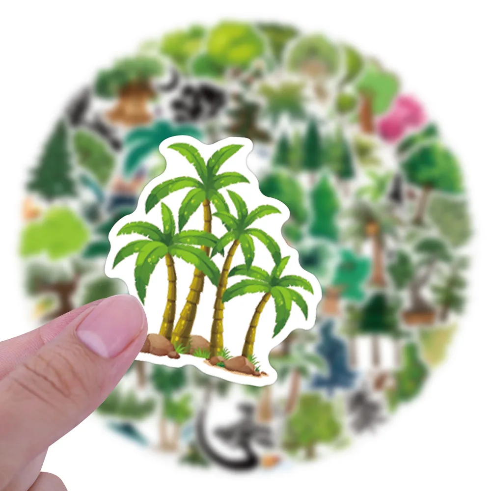 10/30/55/110PCS Baum Pflanze Graffiti Aufkleber DIY Gitarre Kühlschrank Telefon Koffer Wasser Tasse Skateboard wasserdichte Aufkleber