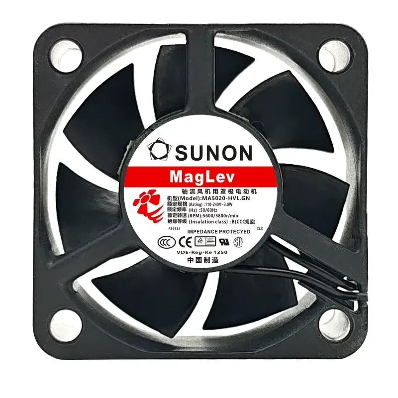 For SUNON Wide Voltage EC AC Cooling Fan for Cabinet Welding Machine AC110-220V High Speed High Air Volume