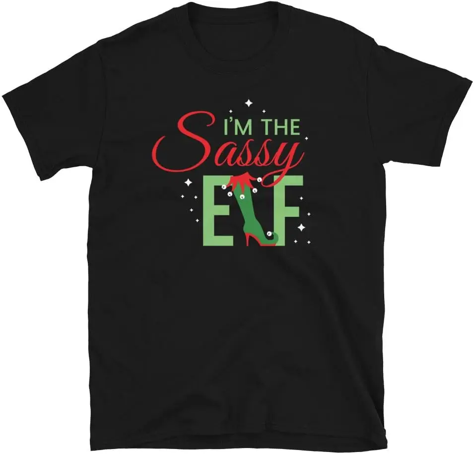 Im The Sassy Elf T-Shirt, Sexy Elf Helper Damen Weihnachts-T-Shirt, Weihnachtsmann Unisex T-Shirt S-3XL