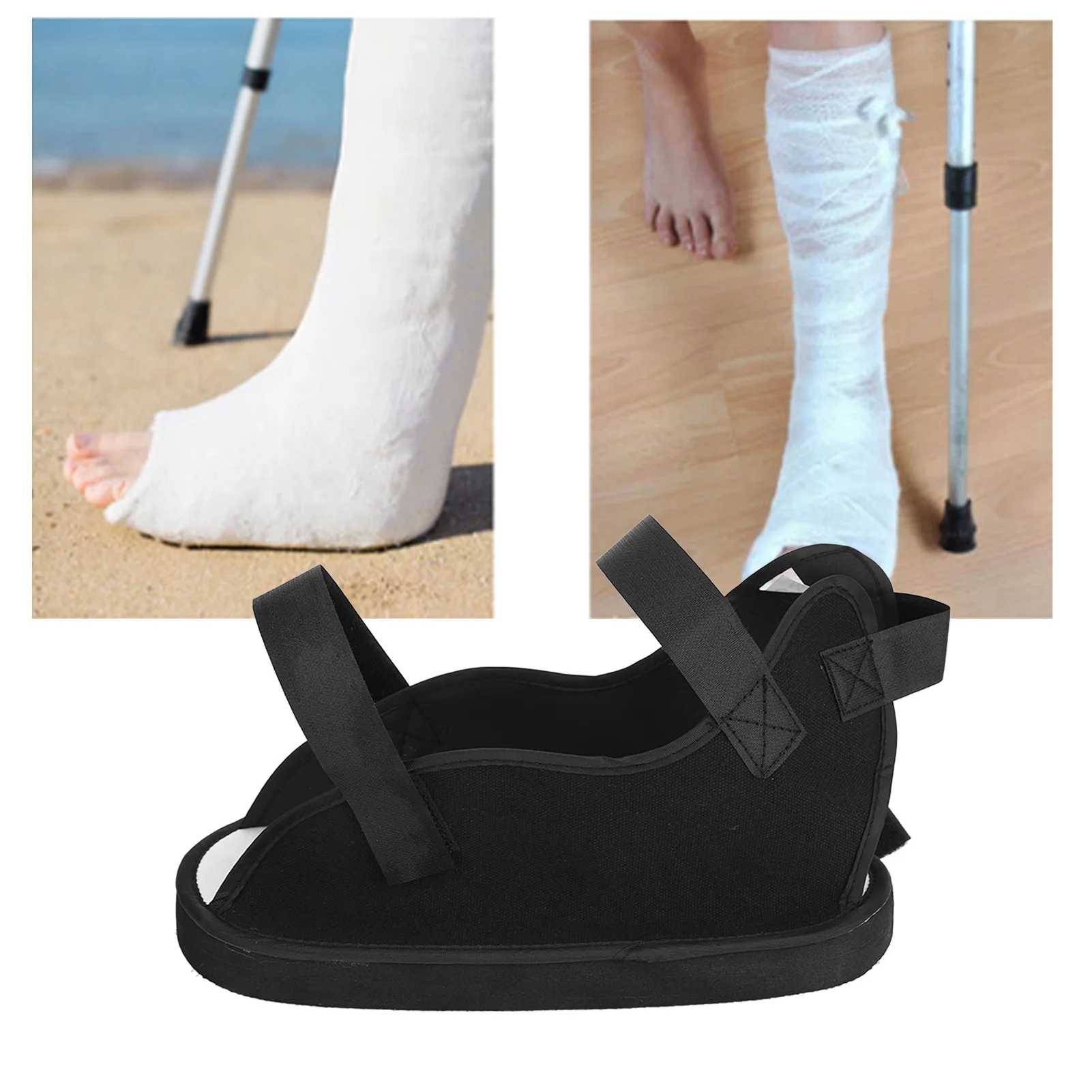 Post Op Shoe Open Toe Fracture Plaster Protective Leg Foot Supports Health Supplies Equipment Fracture Shoe