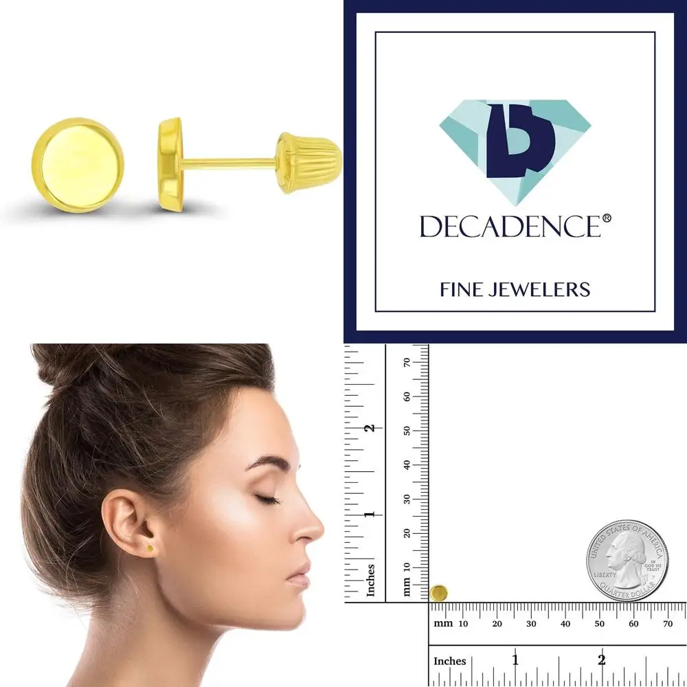 

Серьги-гвоздики из цельного желтого золота 14 карат разных форм: круг, треугольник, квадрат, сердце, луна.