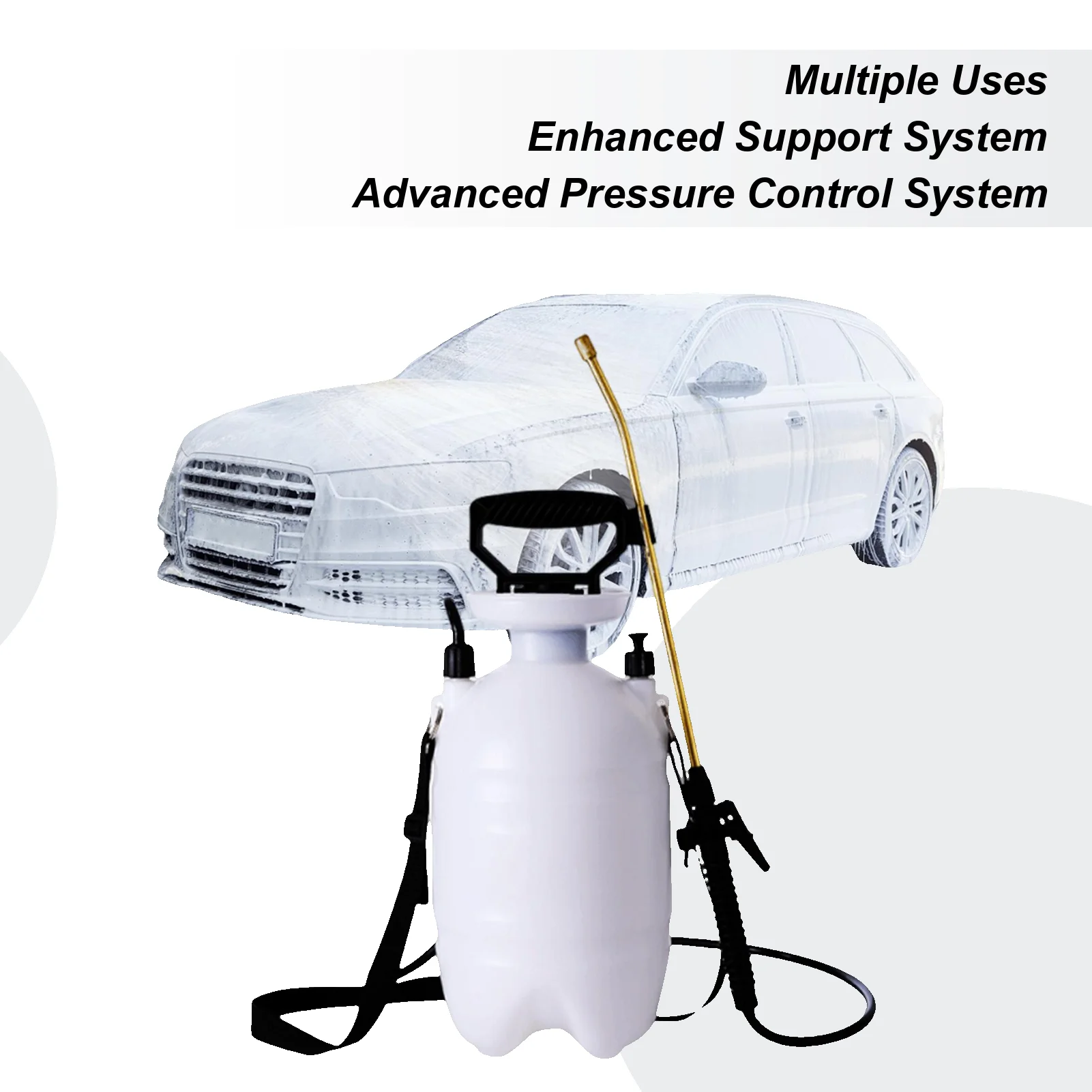 Outdoor Sprayer Plant Mister with Shoulder Strap Portable Multi-Purpose Watering Sprayer for Outdoor Fertilizer Spray Plants