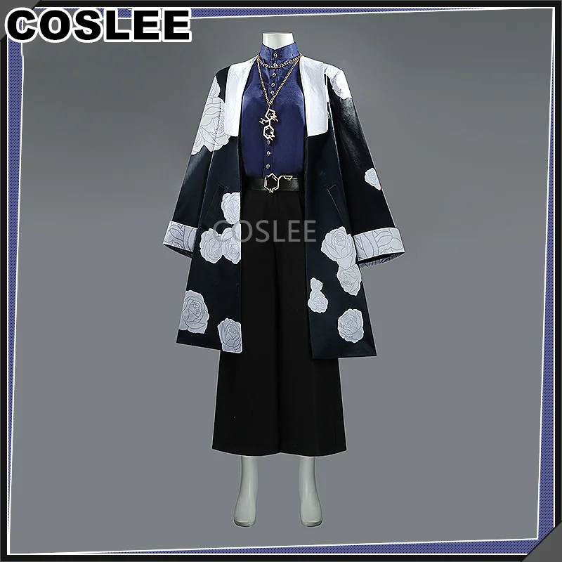 COSLEE Vtuber Nijisanji Leos Vincent Cosplay Costume New Clothes Handsome Uniform Suit Halloween Outfit Customized New