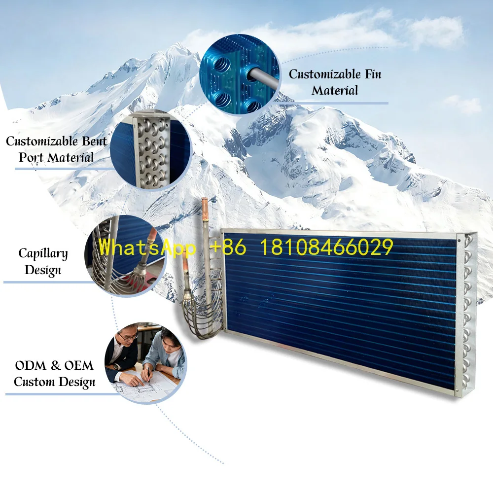 

High-quality Finned Evaporator Customized Equipment Air Conditioning Refrigeration Parts Refrigeration Other Refrigeration