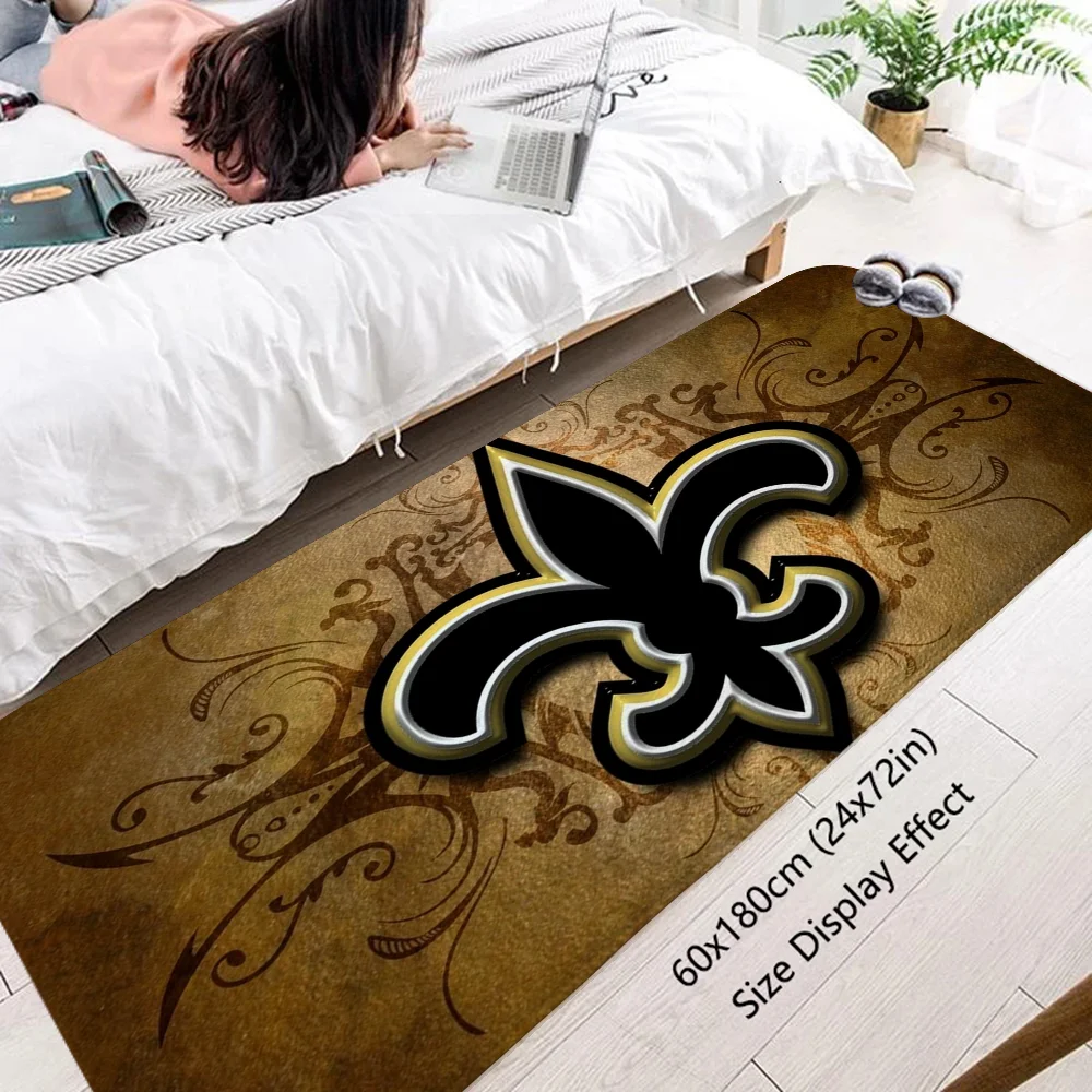 Floor Mat for Kitchen Carpet for Home Entrance New OrleanS SaintS Living Room Mat Outdoor Doormat Entrance Door Custom Cute Rug