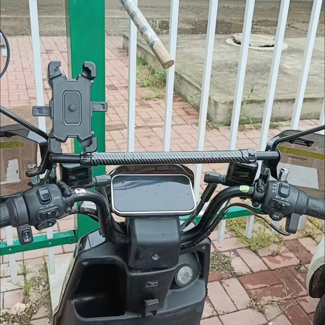 ABS المواد تمديد قضيب التثبيت للدراجات النارية سكوتر ATV جبل قوس من حامل هاتف الأضواء شريط التوازن عبر بار #5