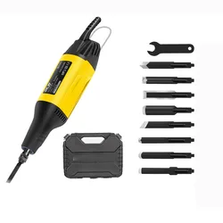 Woodworking Engraving Machine Electric Chisel Carpentry Root Carving Knife Tool Wood Carving Cutter With Box