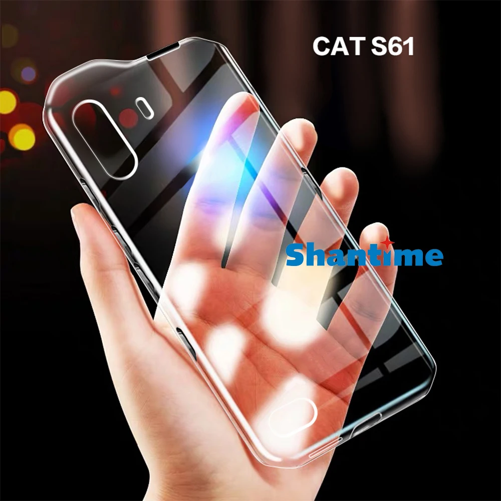 For CAT S61 Gel Pudding Silicone Phone Protective Back Shell For CAT S61 Soft TPU Case 5.2 inches