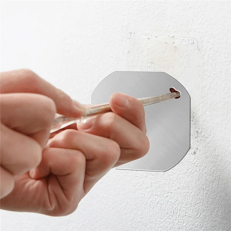 

12Pcs Octagon Electrical Box Cover,Metal Junction Box Covers, Blank Flat Outlet Box Cover For 4 Inch Octagonal Box