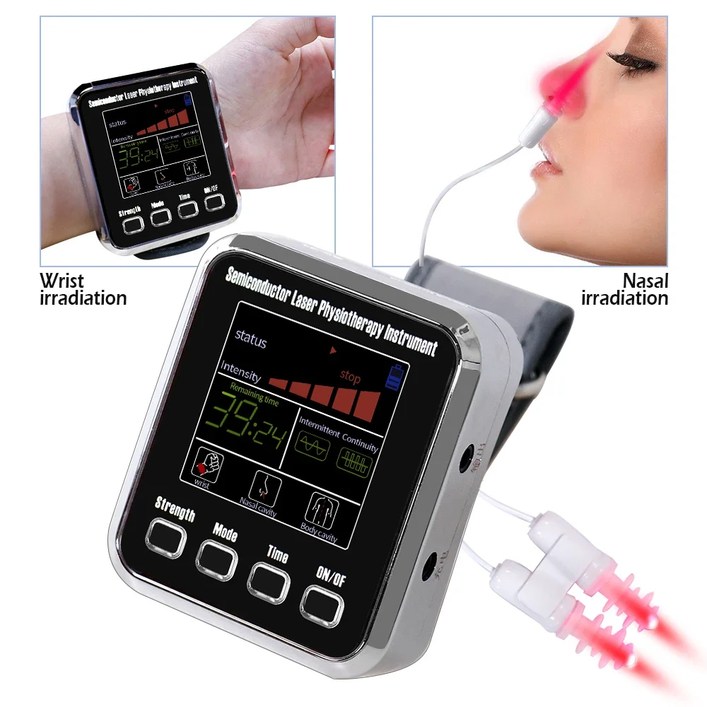 Reloj De Terapia Láser Lllt De 650Nm Con 12 Orificios Para El Tratamiento De La Diabetes, Colesterol, Hipertensión Y Herramienta De Terapia Láser Para La Sinusitis. — -57%, 72.1€ Coupon, from 54.39€ – 57% descuento – €54.39