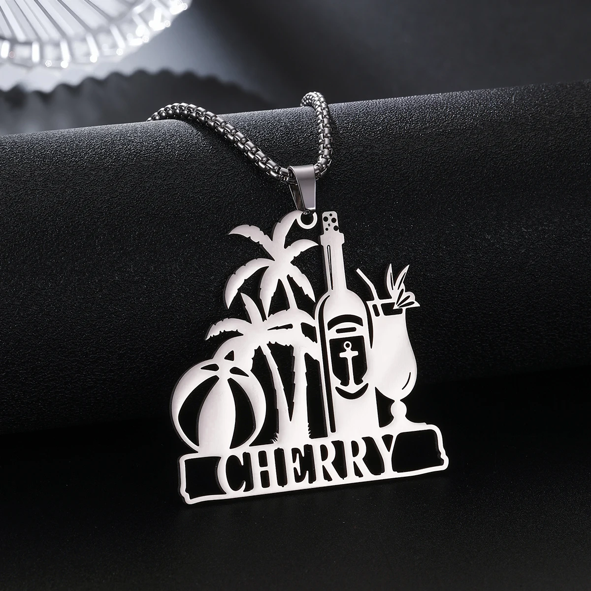 

Custom Name Necklace Personalized Silver Chain Stainless Steel Necklace For Women Man Customized Jewelry for Men Birthday Gift