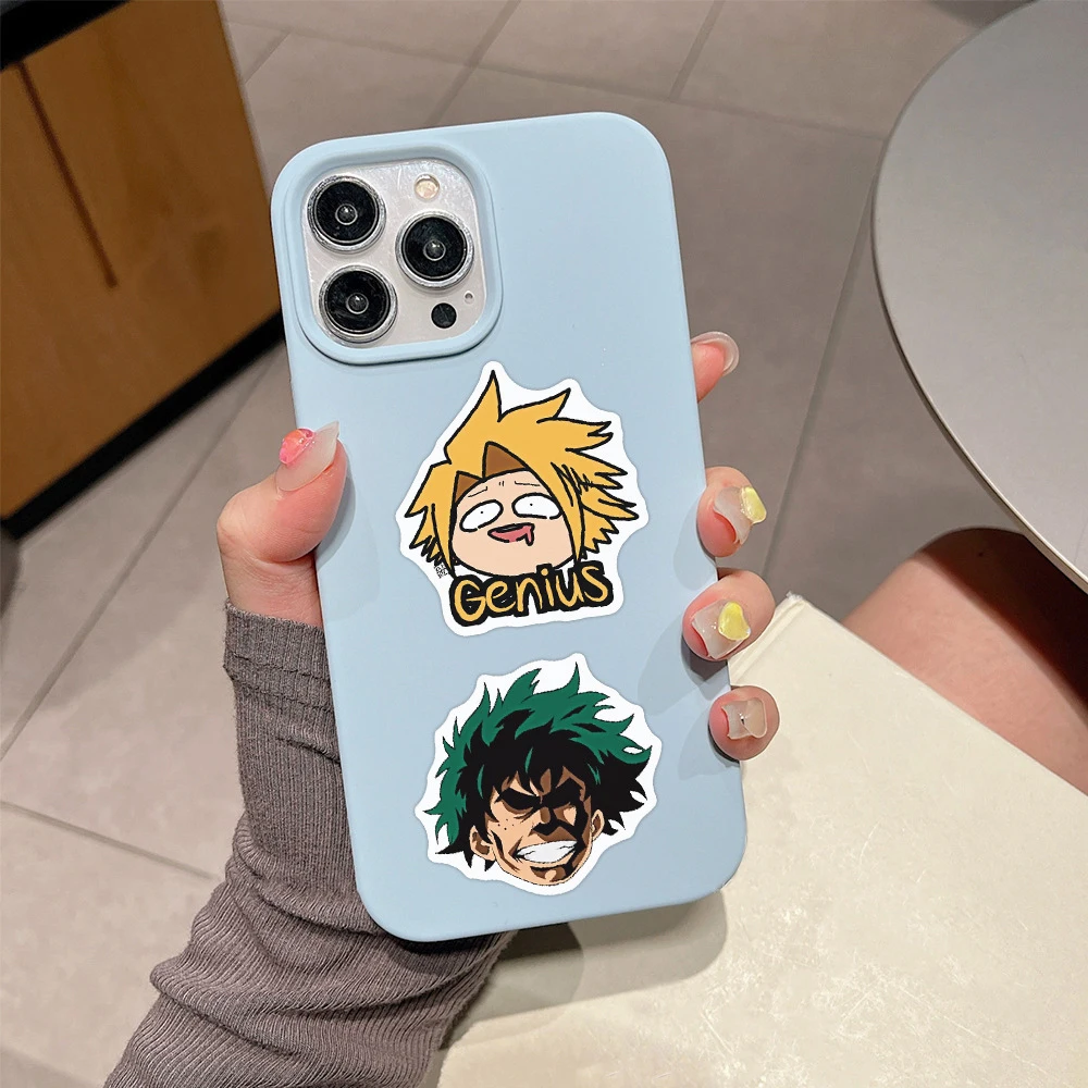 10/30/50pcs Cartoon My Hero Academia Stickers Deku Anime Decals Skateboard Laptop Travel Luggage Waterproof Sticker Kids Toys