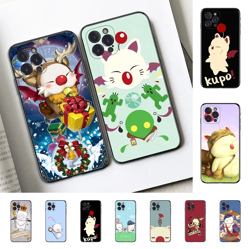 Moogle Final Fantasy Phone Case For iPhone 15 14 11 12 13 Mini Pro XS Max Cover 6 7 8 Plus X XR SE 2020 Funda Shell