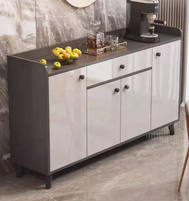 Dining Cabinet Household Simple Metal Organizer Living Room Balcony Large Capacity Cabinet Cupboards