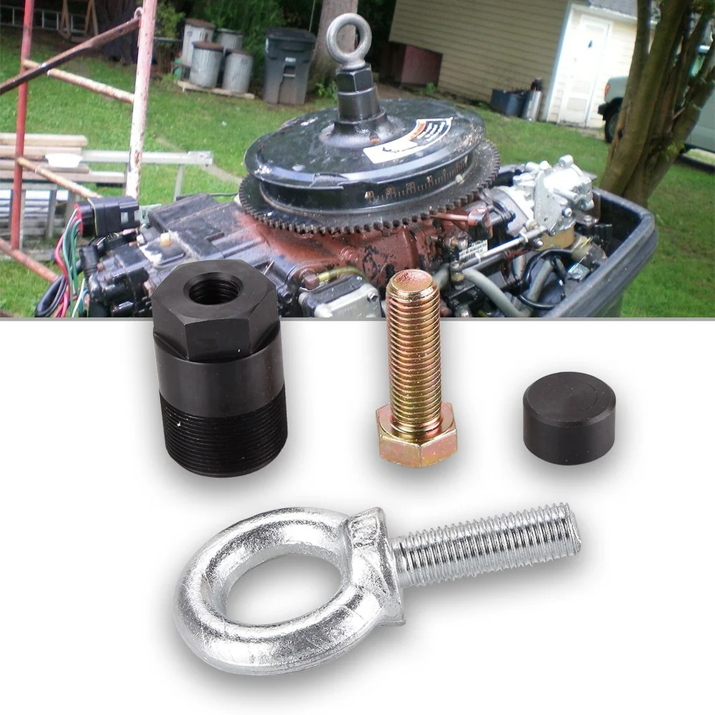 

4 шт., комплект винтов для подъемного кольца с маховиком 91-849154T1 для Mercury, комплект съемников маховика подвесного мотора Mariner Force 50 л.с.