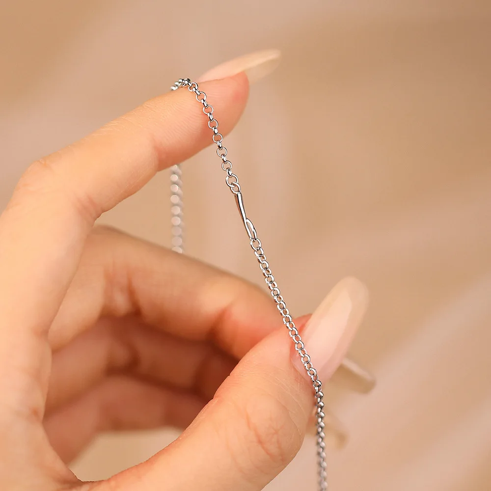 

S925 Silver Rupert's Tears Couple Bracelet Fashionable and Versatile, Small and High end, Minimalist Handmade, Wedding Jewelry