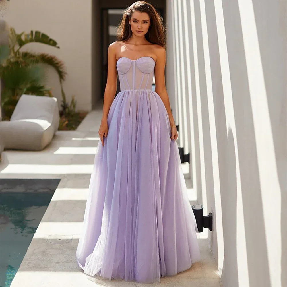 Purple Elegant Dreamy Dress Women's Wedding Party Dress Women's Elegant Luxury Long Dress Birthday Party Dress Customized