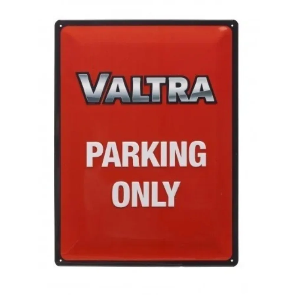 Wall Plate Valtra Parking Only Metal Sign Poster Home Decor Prompt Card