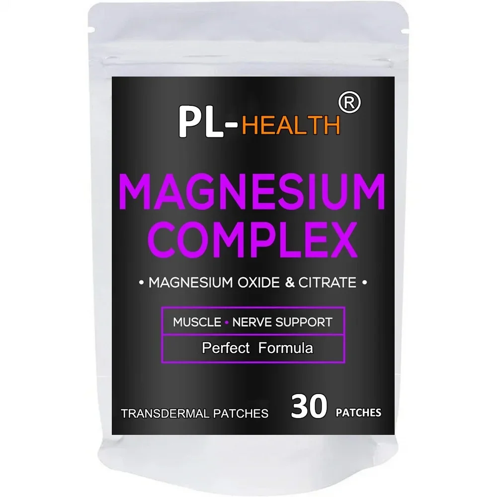 

Magnesium Complex Transdermal Patches Support Bone Density and Strength, Muscles, Energy -30 Patches One Month Supply